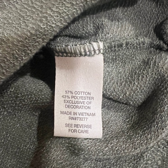 Y2K Mudd Olive Green Floral Long Sleeve Zip Up Vintage Crop Hoodie Womens Size L - Picture 6 of 8